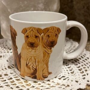 Vintage 1985 Shar Pei Dog Mug by Snapshot Mugs Made in Japan Like New